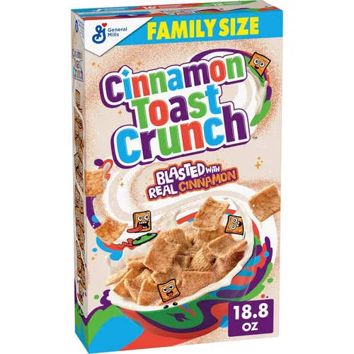 Vista 11 de Cinnamon Toast Crunch Taza de cereales para desayuno, cereal de una sola porción, 2 onzas (paquete de 12) 22g Whole Grain, No High-Fructose Corn