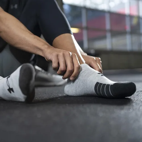 Vista 5 de Under Armour - Calcetines invisibles para adulto, Performance Tech, varios pares