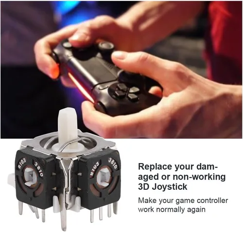 Vista 4 de Sonew 5 unids 360 analógico stick 3D joystickthumbstick sensor eje reemplazo para 360 controlador Gamepad reemplazo