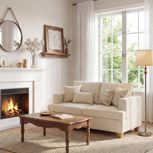 Vista 6 de Apicizon Cloud Couches Juegos de Muebles para Sala de Estar, Juego de Sofá Loveseat de 2 Plazas y Sofá de 3 Plazas para Dormitorio, Cómodo Sofá Cama