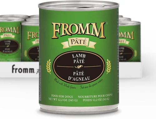 Vista 12 de Fromm Comida para perros con paté de carne de res y cebada - Comida húmeda prémium para perros - Receta de carne de res - Caja de 12 latas
