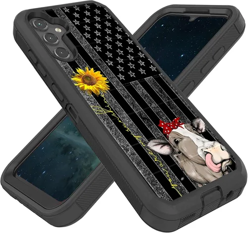 Vista 53 de Diseñada para Galaxy A17 5G de 6.7 pulgadas, resistente, resistente y duradera, a prueba de golpes, híbrida de doble capa, funda protectora de doble