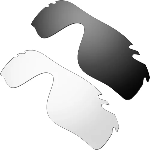 Vista 14 de Lentes de repuesto para gafas de sol Oakley Radarlock Path ventiladas, 2 pares polarizados Negro/Verde