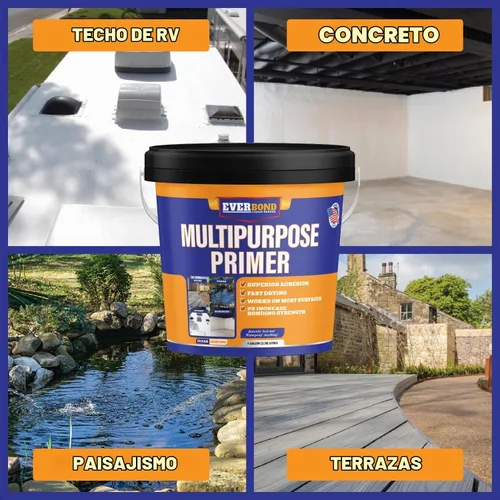 Vista 3 de Imprimación Multiusos - Impregnador para Recubrimientos de Techo - Uso en Goma EPDM, Madera, Fibra de Vidrio, Concreto y Superficies Metálicas