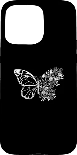Vista 31 de Butterfly with Flowers Design Butterflies Flower Lover Case for iPhone 16