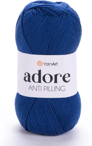 Vista 31 de 1 madeja YarnArt Adore, hilo antipilling, 100% acrílico antipilling, 100 g (3.5 oz), 280 m (306 yd), 3: Light-DK, Verde bebé - 358
