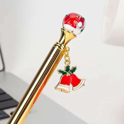 Vista 6 de Soporte de escritorio de cuero para bolígrafo y bolígrafo de escritorio, bolígrafos de regalo de escritura divertidos, decoración de fiesta escolar