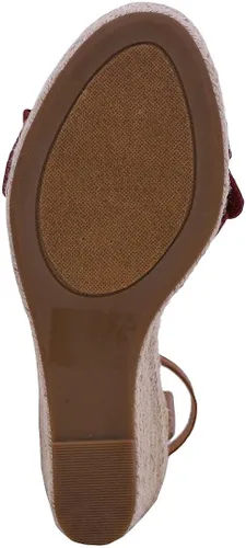 Vista 5 de Nautica Sandalias de cuña media para mujer con hebilla de moda