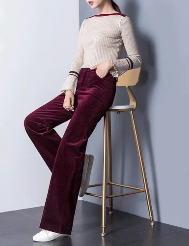 Vista 3 de DBM - Pantalones de pana para mujer
