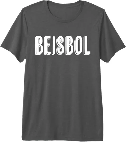 Vista 4 de Beisbol Baseball in Spanish Premium Tri-Blend T-Shirt