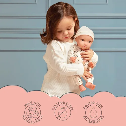 Vista 7 de LullaBaby Baby Doll Nursery Playset with 14-Inch Doll, Stroller