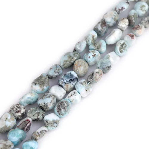 Vista 13 de GEM-Inside 9x12mm Natural Amazonite Stone Gemstone Semi Precious Freeform Baroque Potato Beads for Jewelry Making 15