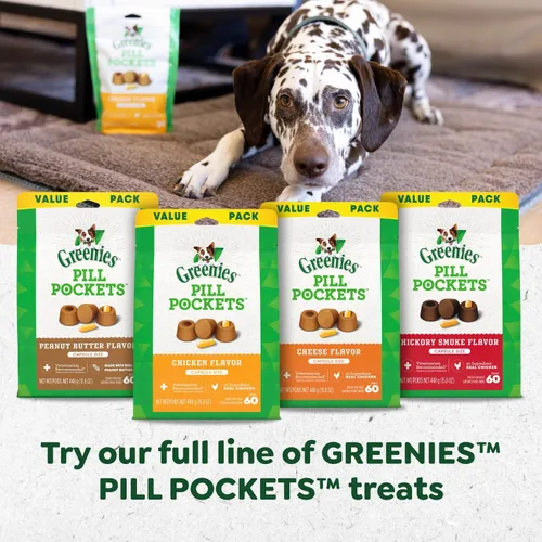 Vista 10 de Greenies Pill Pockets con dulces de mantequilla de maní real para perros