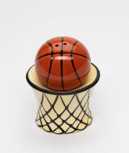Vista 4 de CG 10450 Baloncesto magnético con red de sal y pimentero, naranja, 2 1/2 x 2 1/2 x 3 pulgadas de alto