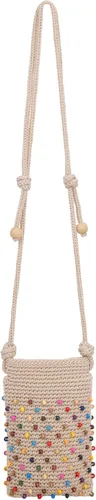 Vista 3 de The Sak Josie - Mini bandolera de ganchillo con correa ajustable