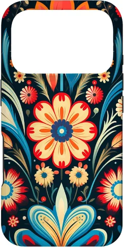 Vista 30 de Polish Folk Art Flower Pattern Poland Case for iPhone 17