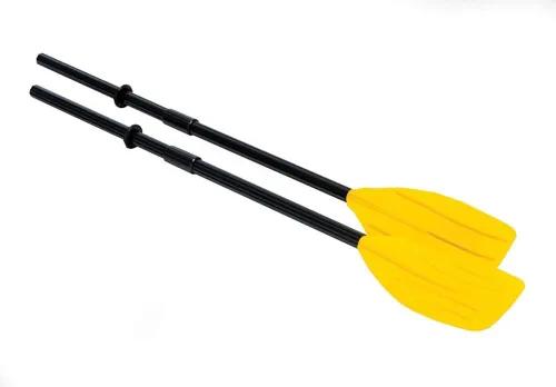Vista 8 de Set de Bote Hinchable Intex Challenger 2: Incluye Remos Deluxe de 48 Pulgadas y Bomba de Alta Potencia Amarillo