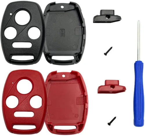 Vista 8 de Funda de Reemplazo para Llavero de Entrada sin Llaves, Compatible con Honda Accord/Civic EX/Pilot/CR-V (Negro)