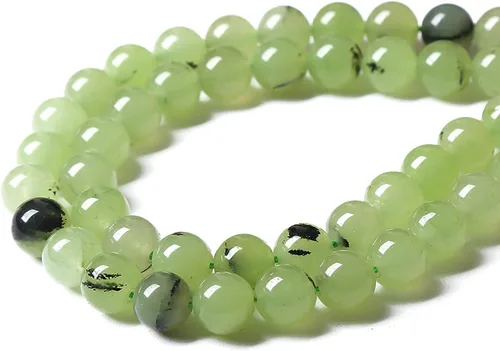 Vista 204 de 100 cuentas de piedra multicolor natural de 0.236 pulgadas (0.236 in), cuentas espaciadoras sueltas redondas para hacer pulseras, collares, aretes