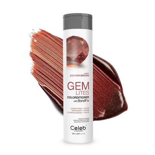 Vista 18 de Celeb Luxury Acondicionador de depósitos de color - Actualizador de color con Bondfix Bond Rebuilder, Viral y Gem Lites, combina con Colorwash Fire