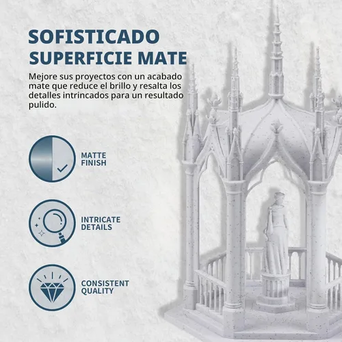 Vista 6 de OVERTURE - Filamento PLA Rock de 1.75 mm, para impresora 3D de mármol, carrete de 2.2 libras, precisión dimensional +/- 0.02 mm, para impresoras FDM