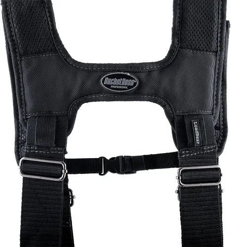Vista 15 de Bucket Boss - Cinturón de herramientas balístico con tirantes, cinturones de herramientas - Serie profesional (57100), negro