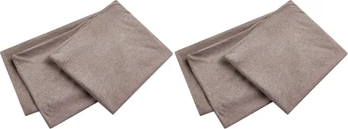 Vista 8 de Oubonun Funda de almohada corporal 100% algodón jersey con cremallera, funda de almohada extraíble suave de lujo, larga y esponjosa, de punto