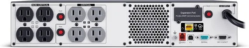 Vista 2 de CyberPower PRL1500RT2UC Smart App Sinewave UPS Batería de Respaldo y Protector de Sobretensión, 1500VA/1500W, 8 tomacorrientes, 2U Rack/Torre, AVR
