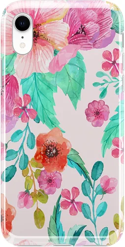 Vista 17 de Carcasa Casely para iPhone XR *Solo Buenas Vibraciones* Impresión de Festival Diseño Clásico Ultradelgado