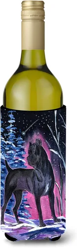 Vista 261 de Caroline's Treasures SS8447CC Starry Night English Bulldog - Enfriador para latas o botellas, lavable, funda plegable con aislamiento para bebidas