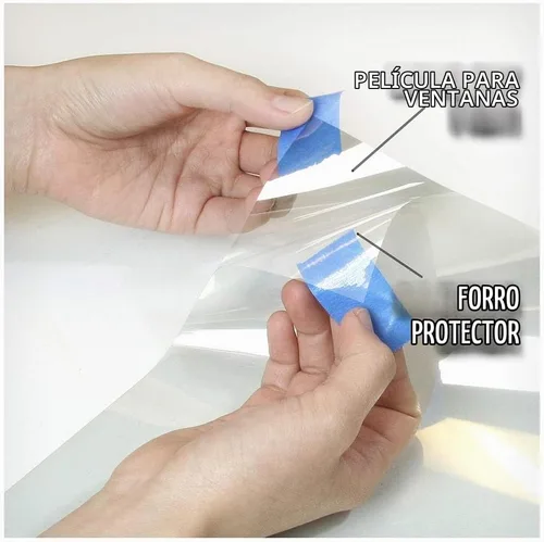 Vista 4 de BDF S4MC, película para ventana, transparente, de 4 milímetros. Brinda privacidad y seguridad