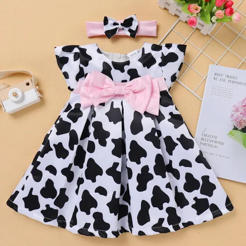 Vista 2 de Vestido de fiesta de princesa vestido de satén con flores para recién nacidos vestido de fiesta de cumpleaños lazo de comunión bautizo para sesión
