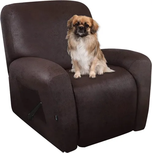 Vista 66 de ANARACHON Fundas para Sillas Reclinables Tipo Cuero, 4 Piezas Funda para Sillón Reclinable Lazy Boy, Protector de Muebles - Funda Suave Lavable
