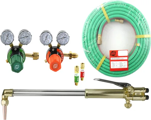 Vista 7 de SÜA - Antorcha de corte recto resistente de 21 pulgadas con cabezal de 90° - Compatible con ST900FC + punta de corte (propano)