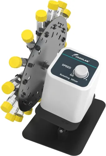 Vista 10 de Mezclador de Rodillos de Tubos Analógico Digital, Mezclador de Tubos con Velocidad Ajustable 20-80RPM, 6 Rodillos con Temporizador (1min-23h59min)