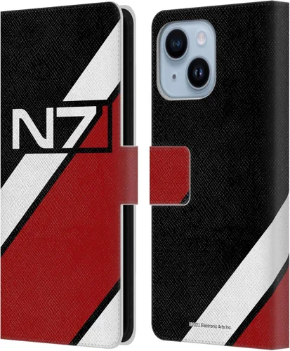 Vista 98 de Head Case Designs Funda de piel con licencia oficial de EA Bioware Mass Effect Cerberus Logo Graphics tipo cartera compatible con Apple iPhone 11