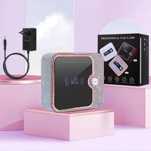 Vista 7 de Luz UV para uñas, lámpara UV recargable para uñas