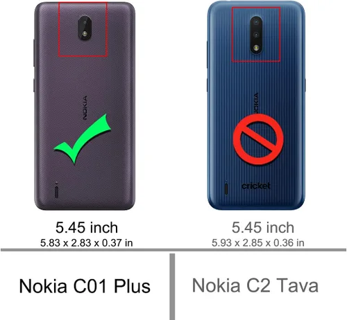 Vista 2 de Osophter Funda transparente para Nokia C01 Plus con protector de pantalla, esquinas reforzadas transparentes de TPU para Nokia C01 Plus (flor morada)