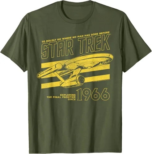 Vista 33 de Star Trek: The Original Series Enterprise '66 Collegiate Camiseta Negro