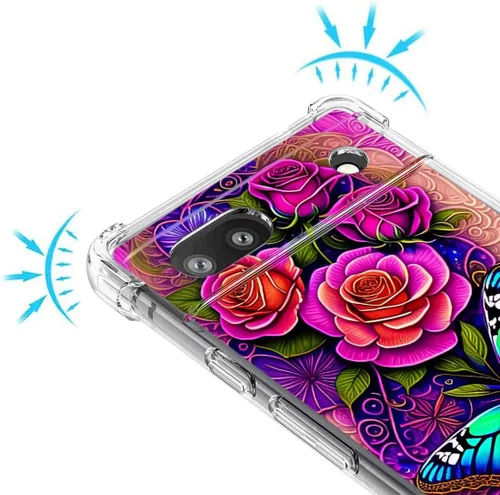 Vista 3 de Pixel 6a - Funda protectora de poliuretano termoplástico (TPU) resistente a los arañazos y a prueba de golpes para Google Pixel 6a