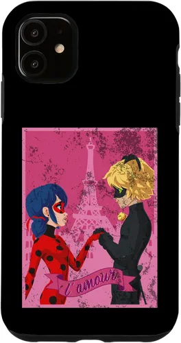 Vista 8 de Miraculous Ladybug Vintage Collection Paris Love - Carcasa para iPhone 17