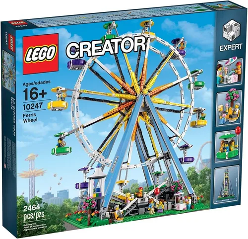 Vista 6 de LEGO Creator Expert 10247 - Juego de construcción de rueda de fortuna