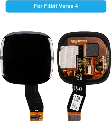 Vista 2 de Duotipa [Nuevo] Reemplazo del conjunto del digitizador de pantalla táctil LCD para reloj Fitbit Versa 4/Fitbit Sense 2 con kit de herramientas
