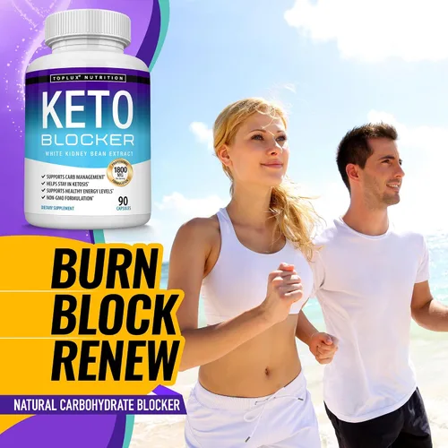 Vista 6 de Toplux Keto Blocker Pills Extracto de frijol blanco - 1800 mg de cetosis natural, apoyo a la dieta Keto, para hombres y mujeres, 90 cápsulas