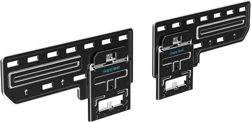 Vista 11 de Soporte de pared para TV ultradelgado compatible con televisores planos y con marco de 14"-80", perfil bajo de 0.3" de micro-espacio, aspecto