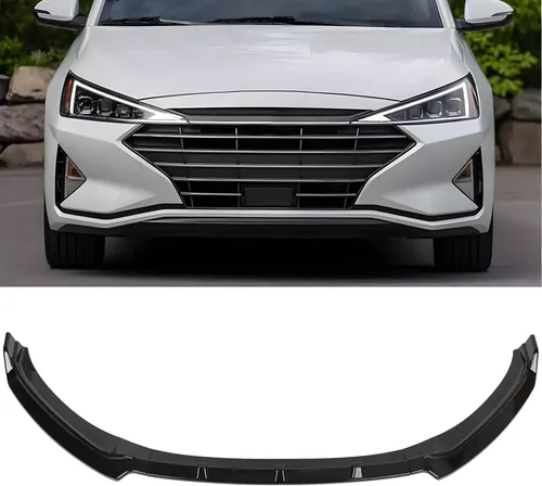 Vista 99 de SCITOO Alerón de borde de parachoques delantero mate negro para Ford Focus ST años 2013-2014 - Spoiler frontal de polipropileno