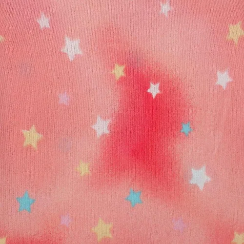 Vista 6 de BTween Pijama de 4 piezas para niñas, pijama de manga larga teñida con lazo para niñas