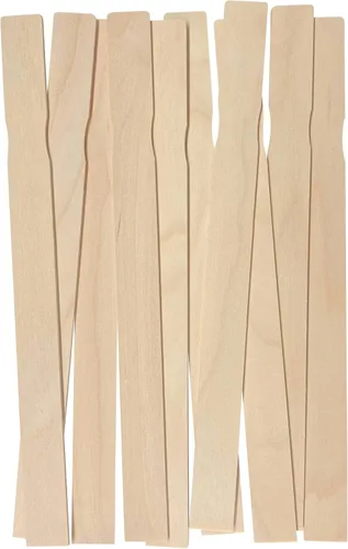 Vista 10 de Paquete de 5 palitos de pintura, palitos de madera para manualidades, palitos de pintura de 12 pulgadas para mezclar epoxi y resina, agitadores