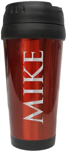 Vista 8 de My Personal Memories Taza de café personalizada con monograma de viaje, grabada, 16 onzas (negro)