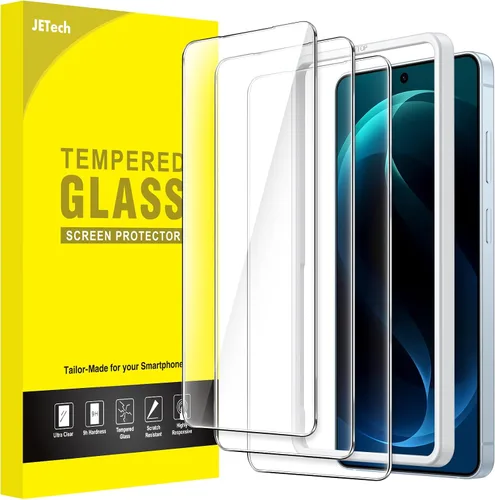 Vista 10 de JETech Protector de pantalla compatible con Samsung Galaxy S20 FE de 6.5 pulgadas, película de vidrio templado, paquete de 3